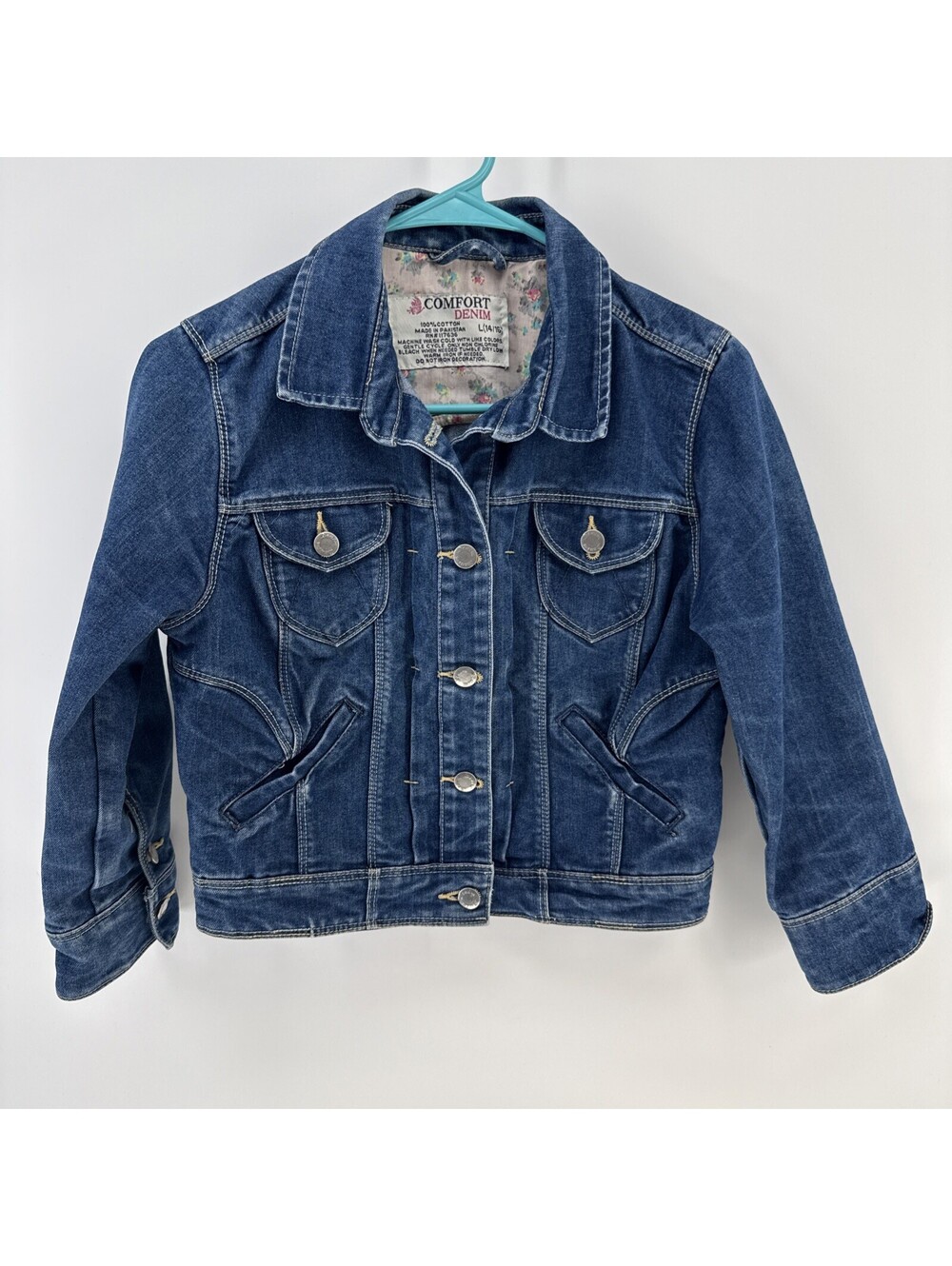 Girls Comfort Denim Jacket L 14/16